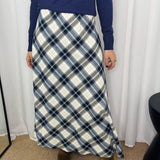 SAIA ESCOCÊS BRANCA E AZUL