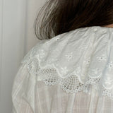 TÚNICA BRANCA GOLA BABETE