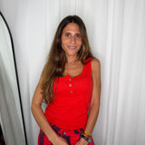 TOP CANELADO VERMELHO