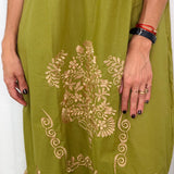 KAFTAN VERDE BORDADOS