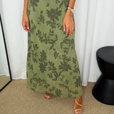 VESTIDO CAI CAI VERDE COM ECHARPE
