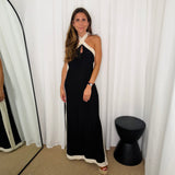VESTIDO HALTER PRETO