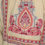 KIMONO BEGE BORDADOS
