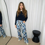 CALÇAS ESTAMPADO GEOMÉTRICO