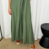 VESTIDO CAQUI