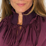 TÚNICA BORDEAUX RENDADA