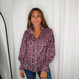 CAMISA GOLA FAVOS BERINGELA ESTAMPADA