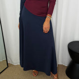 VESTIDO BORDEAUX E NAVY