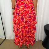 VESTIDO FLORES FOLHOS