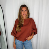 TÚNICA ABALONADA TELHA