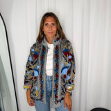 KIMONO BORDADOS CINZA