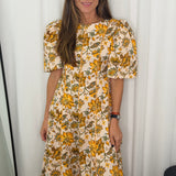 VESTIDO AMARELO FLORES
