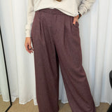 CALÇAS FAZENDA MESCLADA BORDEAUX