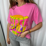 T-SHIRT ROSA SUPER CHILL