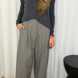 BF - CALÇAS PREGAS PIED POULE