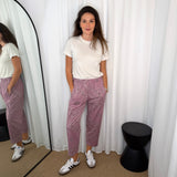 CALÇAS BAGGY BANDANAS ROSA