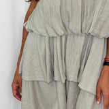 VESTIDO / MACACÃO BEGE