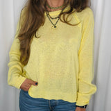 CAMISOLA MALHA ALGODÃO AMARELO
