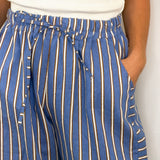 CALÇAS AZUIS RISCAS