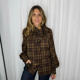 CAMISA CASTANHA XADREZ