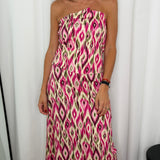 CONJUNTO TOP E SAIA IKAT