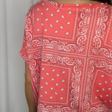 T-SHIRT CORAL BANDANAS
