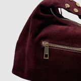 CARTEIRA EM PELE BORDEAUX COM ELOS