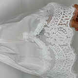 TÚNICA BRANCA RENDA