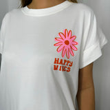 T-SHIRT HAPPY VIBES