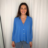 CARDIGAN MALHA FRIA AZULÃO