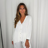 CARDIGAN MALHA FRIA BRANCO