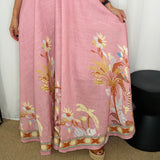 VESTIDO ROSA ESTAMPADO