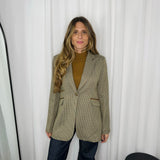 BLAZER ESCOCÊS VERDE E CAMEL