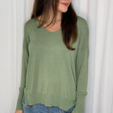 CAMISOLA MALHA VERDE