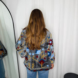 KIMONO BORDADOS CINZA