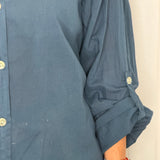 CAMISA ALGODÃO AZUL MARINHO