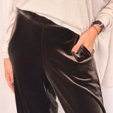 CALÇAS VELUDO CASTANHAS