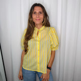 CAMISA AMARELA RISCAS