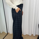 CALÇAS ESCOCÊS AZUL MARINHO