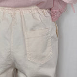 CALÇAS SARJA BOLSOS CHAPA CRU