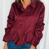 CAMISA BORDEAUX