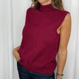 TOP MEIA GOLA BORDEAUX
