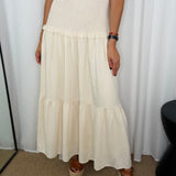 VESTIDO CRU COM DEBROADO