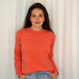 CAMISOLA MALHA DECOTE REDONDO CORAL