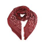 ECHARPE BANDANAS BORDEAUX