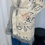 KIMONO MALHA BEGE FRANJAS