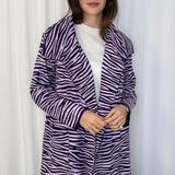 KIMONO COMPRIDO ZEBRA ROXO E LILÁS