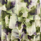 CONJUNTO TOP E SAIA MANCHAS VERDE
