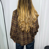 CAMISA CASTANHA XADREZ