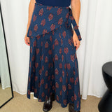 SAIA NAVY ESTAMPADA